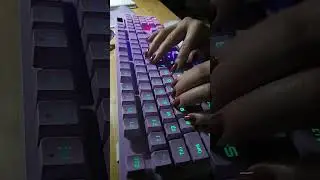 soft and slow typing sounds #oddlysatisfying #officesounds #asmrtyping #asmrkeyboard