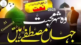 Wo Sheer-e-Muhabbat Jahan Mustafa Hai | AI-Generated Naat 2025 | Heart Touching Nasheed | Best AI