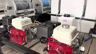 Pressure Washing Trailer Build Setup with twin Honda 390s-  John&rsquo;s Trailer
