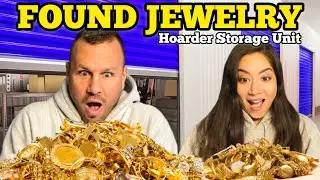 FOUND JEWELRY HOARDER STORAGE UNIT I Bought An Abandoned Storage Locker / Opening Mystery Boxes