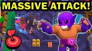 Best Hot Zone MASSIVE ATTACK Brawler in Brawl Stars!