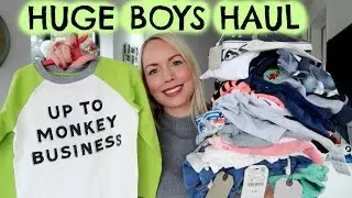 HUGE BOYS HAUL  |  ZARA, H&M, NEXT  |  BABY, TODDLER, BOY