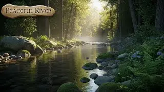 Gentle River Sound Ambience 🌊 Flowing Water for Deep Sleep, Meditation, and Relaxation #1960