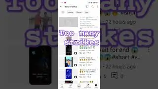 Too many strikes wali😯 problem 🔥💯|| how to solve too many strikes due to guidelines problem #shorts