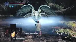 Dark Souls remastered-(Boss-Dlc)Guardi&aacute;n del santuario (Fight)