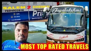 SALEM TO CHENNAI 🚌 JAYALAKSHMI TRAVELS AC SLEEPER VLOG//BEST AFTERNOON SERVICE PAKKA TIMING CHENNAI