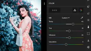 Lightroom Blue Tone Effect Photo Editing // Lightroom Mobile Tutorial // Maji Art Tips