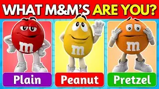 What Type of M&M's Are You? 🤔 - Plain, Peanut or Pretzel ❓ | Personality Test Quiz