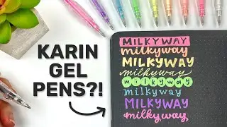*NEW* Karin Deco Gel Pens Review!