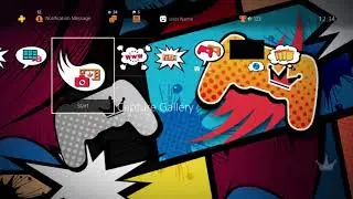 Comic Crown Dynamic Theme by Konsole Kingz for PlayStation