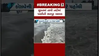 Surat | સુરતમાં તાપી નદીમાં પાણીની ભરપૂર આવક | Tapi River