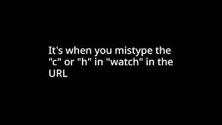 This is why you shouldn&rsquo;t remove the h in Watch