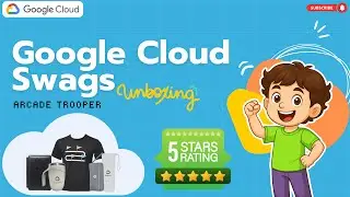 Google Cloud Arcade Swags Unboxing | Free Google Cloud Swags | Arcade Trooper