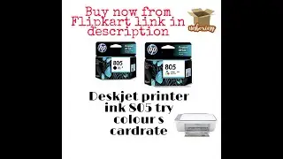 Printer ink Hp Deskjet cardrate 805 try colours