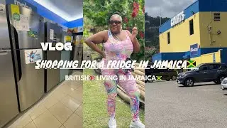 VLOG | BUYING A FRIDGE FREEZER IN JAMAICA | SHOPPING AT COURTS STORE