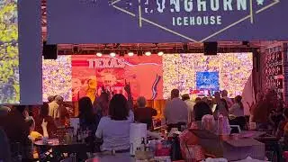 Texas Longhorns vs michigan @ Longhorn Icehouse Dallas Touchdown Celebration
