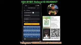 20 How, to Create, Account, Bybit, Don't Forget Put Referral ID 8G49MV7 To Get 50%save fee when u tr