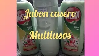 JABON CASERO lavavajillas para lavar platos MULTIUSOS.🧼💗💗