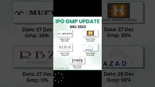 IPO GMP Update #ipo #gmp#investing #market#ytshorts