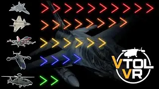 ALL Aircrafts Top Speed Comparison in VTOL VR