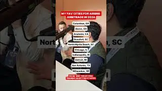 My fav cities for Airbnb Arbitrage in 2024 (based on data) #airbnbbusiness