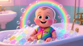 Splish, Splash, A Rainbow Bath | Fun Kids Rhyme | Nursery Rhymes & Songs