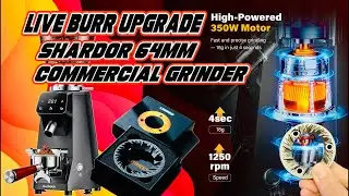 Game‑Changing Burr Upgrade! 🔥 SHARDOR 64mm + LeBrew Sweet Burrs (LIVE)