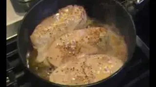 Varkensfilet met kappertjes en cr&ecirc;me fraiche - recept