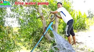 Amazing Water wheel pump from the river | Strong water pump without electricity #diy