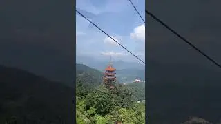 Cable car journey to Gentling highlands #malaysia #highland #viral #bhabhaba #cablecar