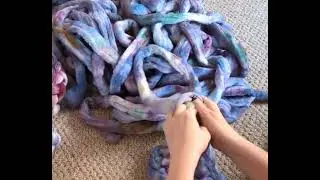 Braiding Wool Roving 
