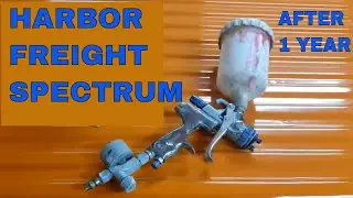 HARBOR FREIGHT SPECTRUM spray gun Review after 1 year use DIY painters at home