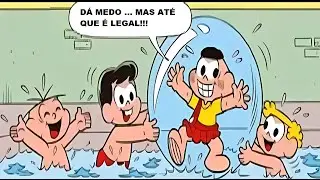 CASC&Atilde;O PERDEU O MEDO DA &Aacute;GUA I  GIBI DA TURMA DA M&Ocirc;NICA