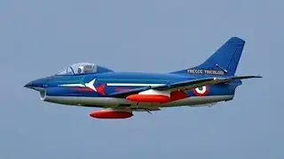 FIAT G.91 RC SCALE ELECTRIC MODEL JET FULL DISPLAY FLIGHT DEMO / Jetpower Messe 2015
