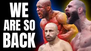 The Best UFC Comebacks of 2025