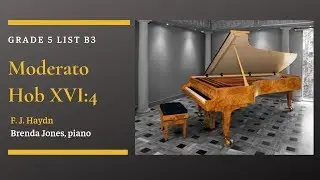 AMEB Piano Series 18 Grade 5 List B3 Haydn Sonata Hob XVI:4 | Brenda Jones on 102 key Stuart piano