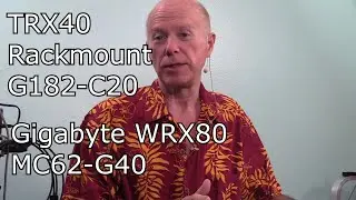 Gigabyte WRX80 MC62-G40 and TRX40 Rackmount G182-C20 and B550 W331-Z00 Announced!