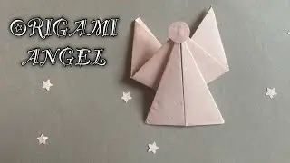 Origami Angel Tutorial | How to make Paper Angel | Christmas Decorations | Paper Angel DIY
