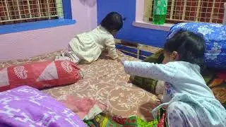    দুই বোন মিলে আজ খেলা করছে