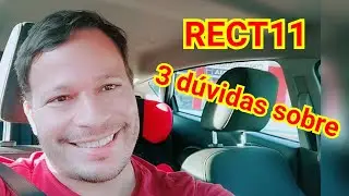RECT11, 3 d&uacute;vidas sobre o fundo.