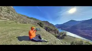 mountain side espresso with 3T Exploro pro GRX, Wacaco nanopresso before the corona lockdown 4K
