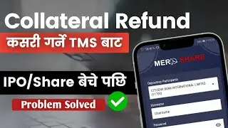 How to Refund Collateral from TMS | Pending Collateral Problem Solved