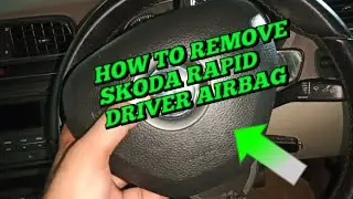 How To Remove Skoda Rapid Driver Airbag | Skoda Rapid Steering Wheel Airbag Kaise  Remove Kare