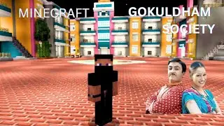 Minecraft Gokuldham Society Tour🤩#minecraft #minecraftmemes #viral #trending #subscribe 