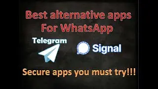 WhatsApp Alternative Apps Tamil🔥 | 4 Best secure alternative messaging apps and their features