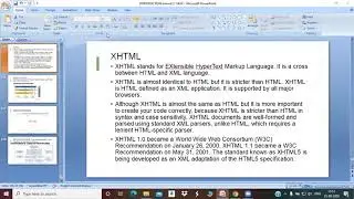 XHTML UNIT 1 IWT Arpana bhandari