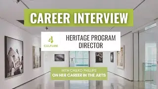 Career Interview with Heritage Program Director at 4Culture