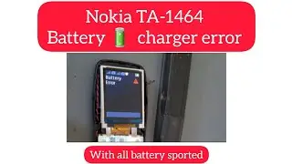 Nokia 105 TA-1464 battery error solution eazy just 1 minute only 1 jumper with 10K component