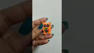 Soft clay model of an owl#animals #craft #creative #decoration #nature