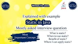 Static keyword in Java | When to use Static variable | What is use of static | static methods